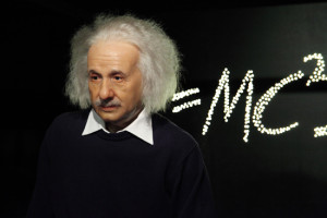 Figure de cire d’Albert Einstein  photo publiée avec l’aimable autorisation de Petr Kratochvil